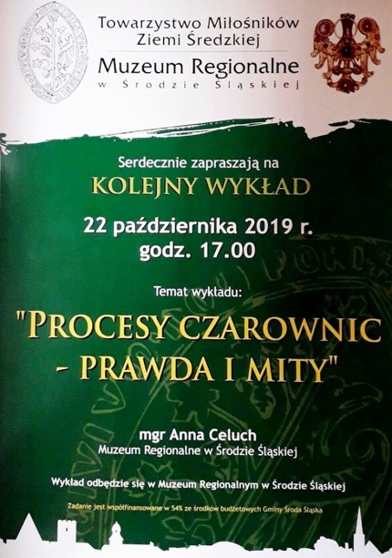 "Procesy czarownic - prawda i mity". Zapraszamy na wykład do muzeum