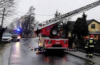 Pożar sadzy w kominie