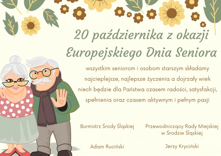 Życzenia z okazji Europejskiego Dnia Seniora