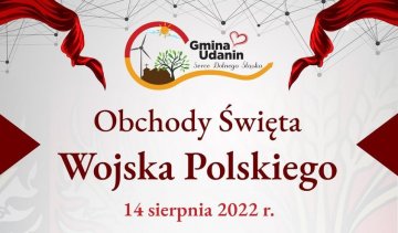 Gmina Udanin zaprasza na wspólne obchody Święta Wojska Polskiego