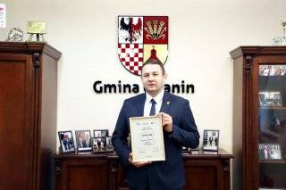 Wójt Gminy Udanin Wojciech Płaziuk