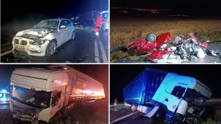 Śmiertelny wypadek na terenie gminy Kostomłoty / fot. st.ogn. Jacek Kaznowski