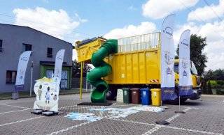 Śmieciarka edukacyjna Miecia