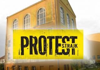 Nauczyciele PZSP Nr 1 w Środzie Śląskiej o strajku