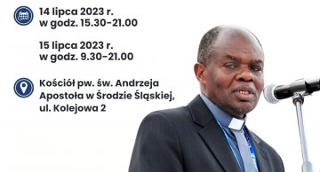 O. John Bashobora z Ugandy poprowadzi rekolekcje w kościele św. Andrzeja w Środzie Śląskiej