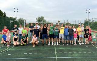 Mecz siatkówki o Puchar Burmistrza Miękini / fot. Samorządowy Ośrodek Kultury w Miękini