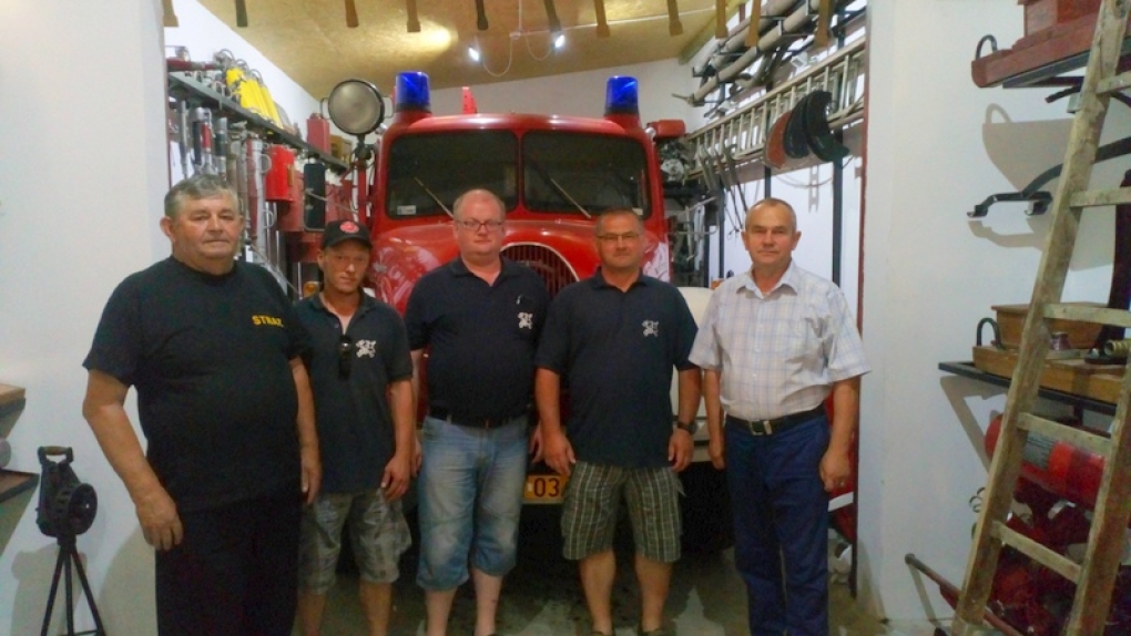 Wizyta strażaków z gminy Grossharthau w Malczycach
