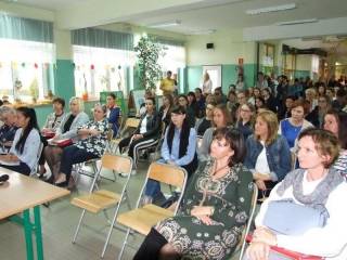 Pierwsze spotkanie z rodzicami w Szkole Podstawowej w Udaninie
