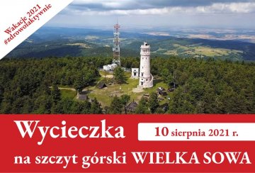 Wójt Gminy Udanin zaprasza na wycieczkę na Wielką Sowę