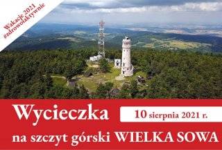 Wójt Gminy Udanin zaprasza na wycieczkę na Wielką Sowę
