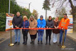 Uroczyste oddanie do użytku drogi gminnej w Udaninie (04.11.2024) / fot. gazeta Roland