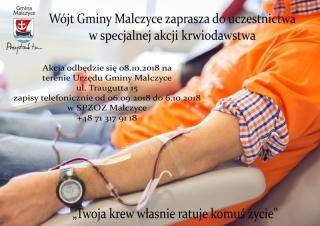 Akcja krwiodawstwa w Malczycach