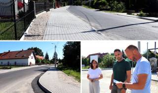 Budowa chodnika przy drodze powiatowej w Jastrzębcach zakończona / fot. Gmina Środa Śląska