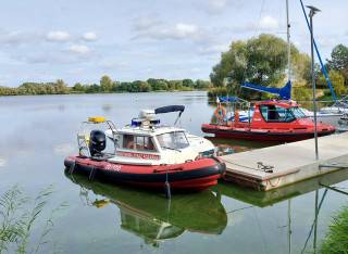 Przystań na Zalewie Prężyce dodatkowym wzmocnieniem dla służb ratowniczych