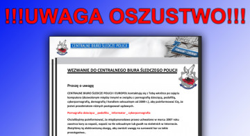 Uwaga! Przestępcy podszywają się pod policjantów Centralnego Biura Śledczego