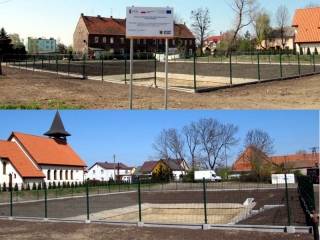 Przebudowa kolejnego zbiornika retencyjnego w gminie Miękinia