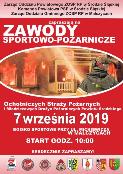 Powiatowe zawody strażackie w Malczycach