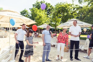 Oficjalne otwarcie plaży miejskiej KAYAK