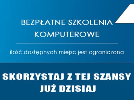 Bezpłatne szkolenia komputerowe dla mieszkańców Gminy Środa Śląska