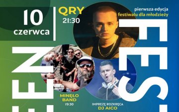 TeenFest z mnóstwem atrakcji dla młodzieży już w piątek!