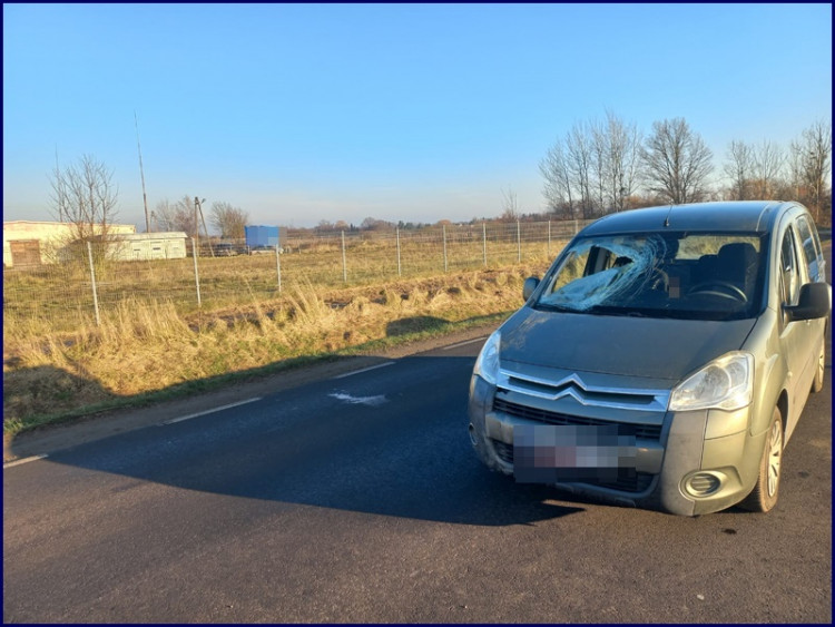 Poważny wypadek z udziałem rowerzysty na terenie powiatu średzkiego