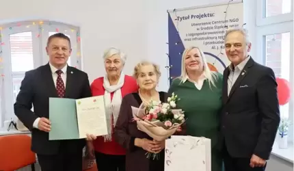 Wigilia w Klubie Seniora i pożegnanie prezes Jadwigi Jac