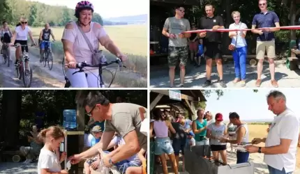 Piknik rowerowy i otwarcie punktu rekreacyjno-widokowego w Dębkach