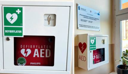 Nowy defibrylator w Urzędzie Gminy Udanin!