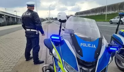 Miesięczne działania średzkich policjantów pn. „Motocyklista”
