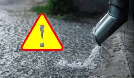 Zakaz odprowadzania wód opadowych do kanalizacji sanitarnej!