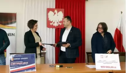 Podpisano umowę na budowę kanalizacji w Gminie Udanin. Wartość inwestycji to 11.093.280,31 zł