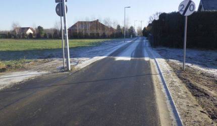 Modernizacja dróg w Lutyni zakończona