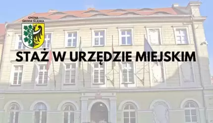 Urząd Miejski w Środzie Śląskiej poszukuje stażysty