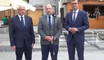 Spotkanie w Środzie Śląskiej z udziałem polityków PiS (materiał wyborczy)