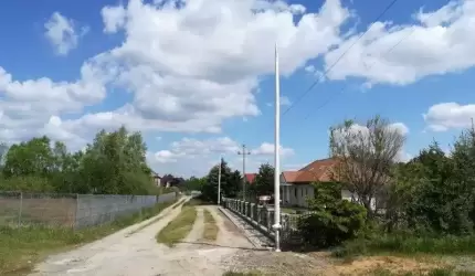 W gminie Miękinia trwa budowa oświetlenia