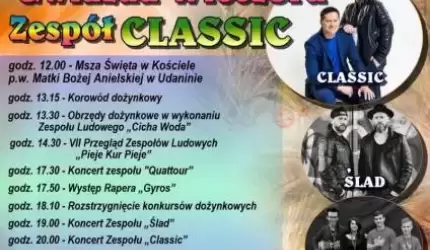 Dożynki gminne w Udaninie już w sobotę!