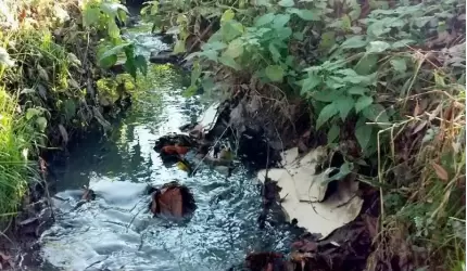 Prace konserwacyjne rowu w Środzie Śląskiej