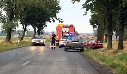 Wypadek! Poszkodowana kobieta i troje dzieci