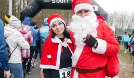 Biegowe Mikołajki w Wilkszynie [zdjęcia]