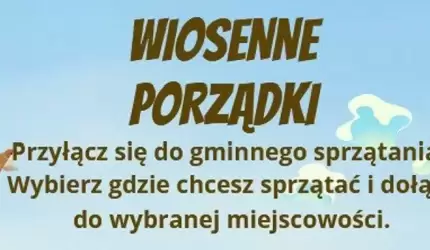 Wiosenne Porządki w Gminie Miękinia – dołącz do akcji!