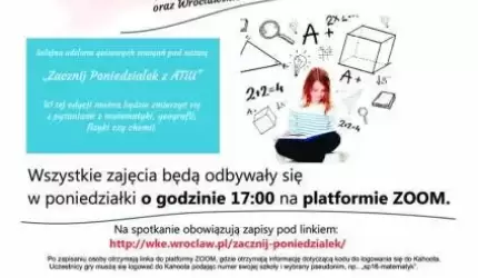 Zajęcia quizowe on-line dla uczniów klas IV – VIII