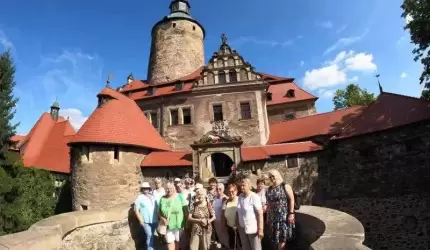Seniorki odkrywały tajemnice Zamku Czocha