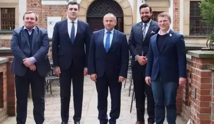 Ambasador Gruzji z wizytą w gminie Miękinia