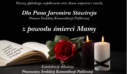 Kondolencje dla Pana Jaromira Stawireja