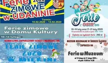 Gdzie można spędzić ferie zimowe w powiecie średzkim?