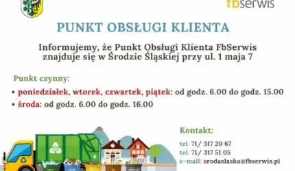 Punkt Obsługi Klienta FbSerwis - godziny otwarcia i kontakt
