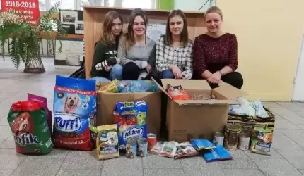 Ogromna "mikołajkowa paczka" trafiła do zwierzaków
