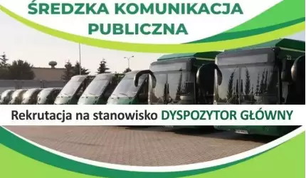 Rekrutacja kandydatów na stanowisko DYSPOZYTOR GŁÓWNY w Średzkiej Komunikacji Publicznej