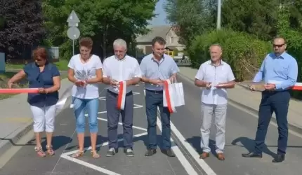 Przebudowana droga powiatowa już odebrana