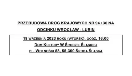 Spotkanie w Środzie Śląskiej ws. przebudowy dróg krajowych